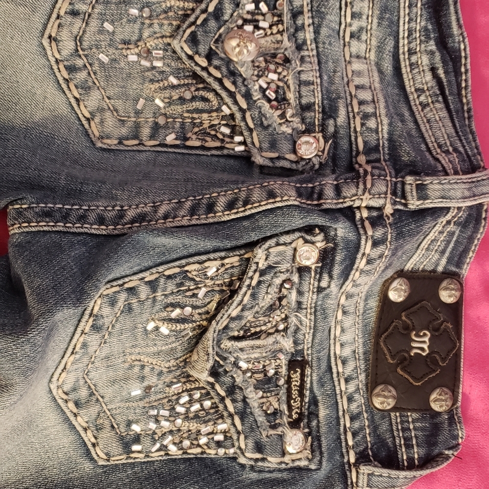 Girls bootcut Miss Me jeans